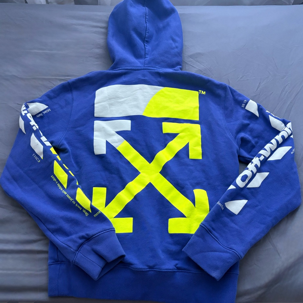 Authentic Off-White SS19 Purple Hoodie